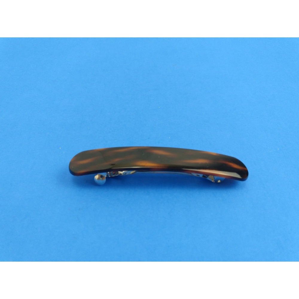 Caramel Twist Color Long Thin Barrette Brown Hair Clip Women Accessory